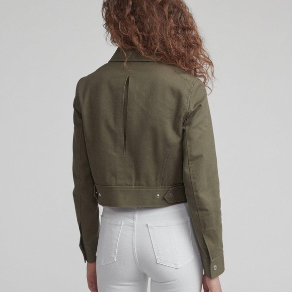 Rag & Bone Pike Jacket, Olive, Size 0 - Picture 4 of 5